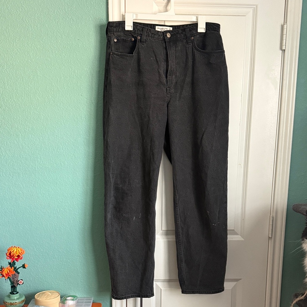 Abercrombie & Fitch curve love tapered leg Jeans